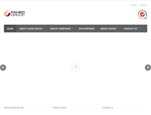 Tablet Screenshot of fahedgroup.com